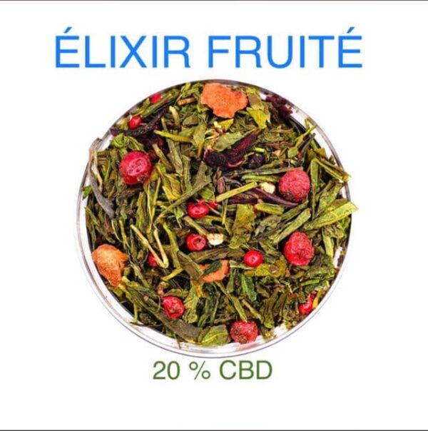 élixir Fruité Thé Infusion CBD