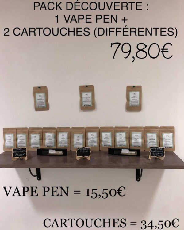 Pack Découverte Vape Pen + Cartouches